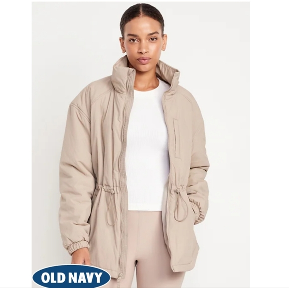 Old Navy Jackets & Blazers - Old Navy Women's Cinched Waist Puffer Jacket